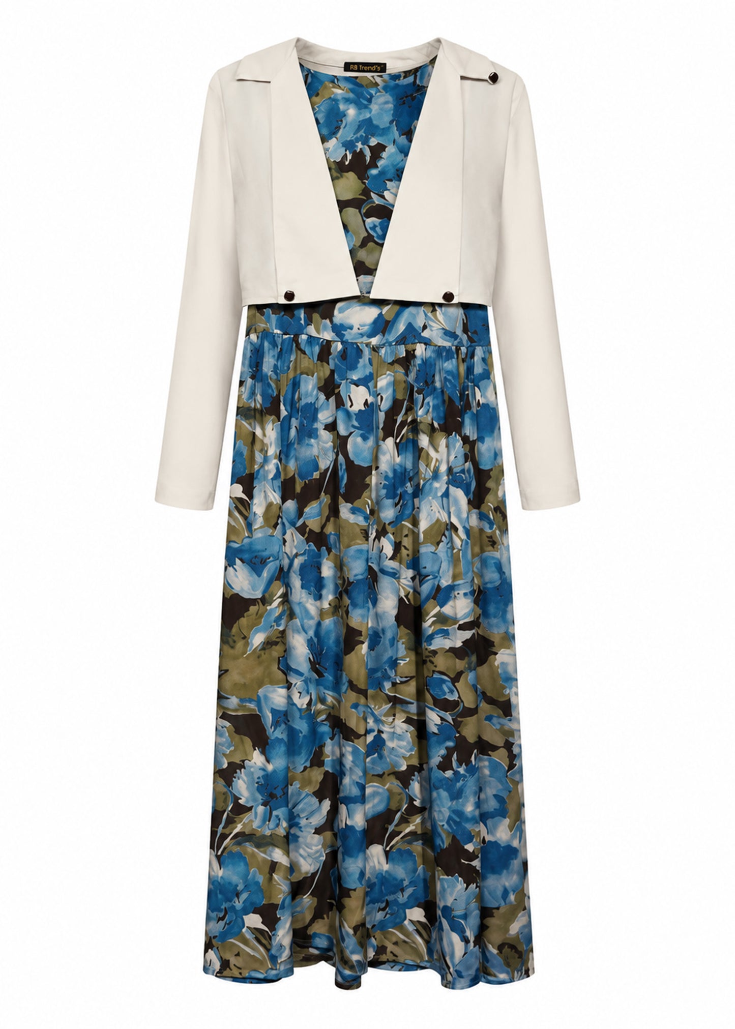 Azure Bloom Dress