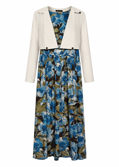 Azure Bloom Dress