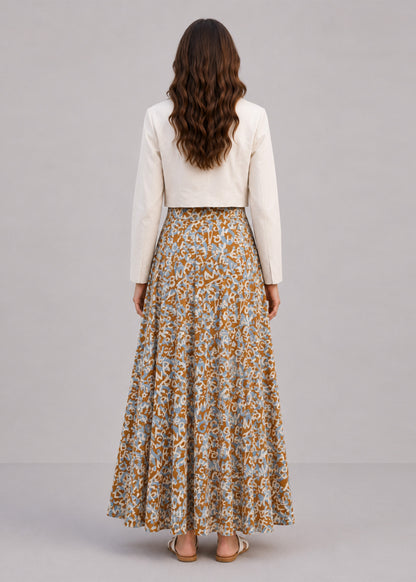 Azure Bloom Dress