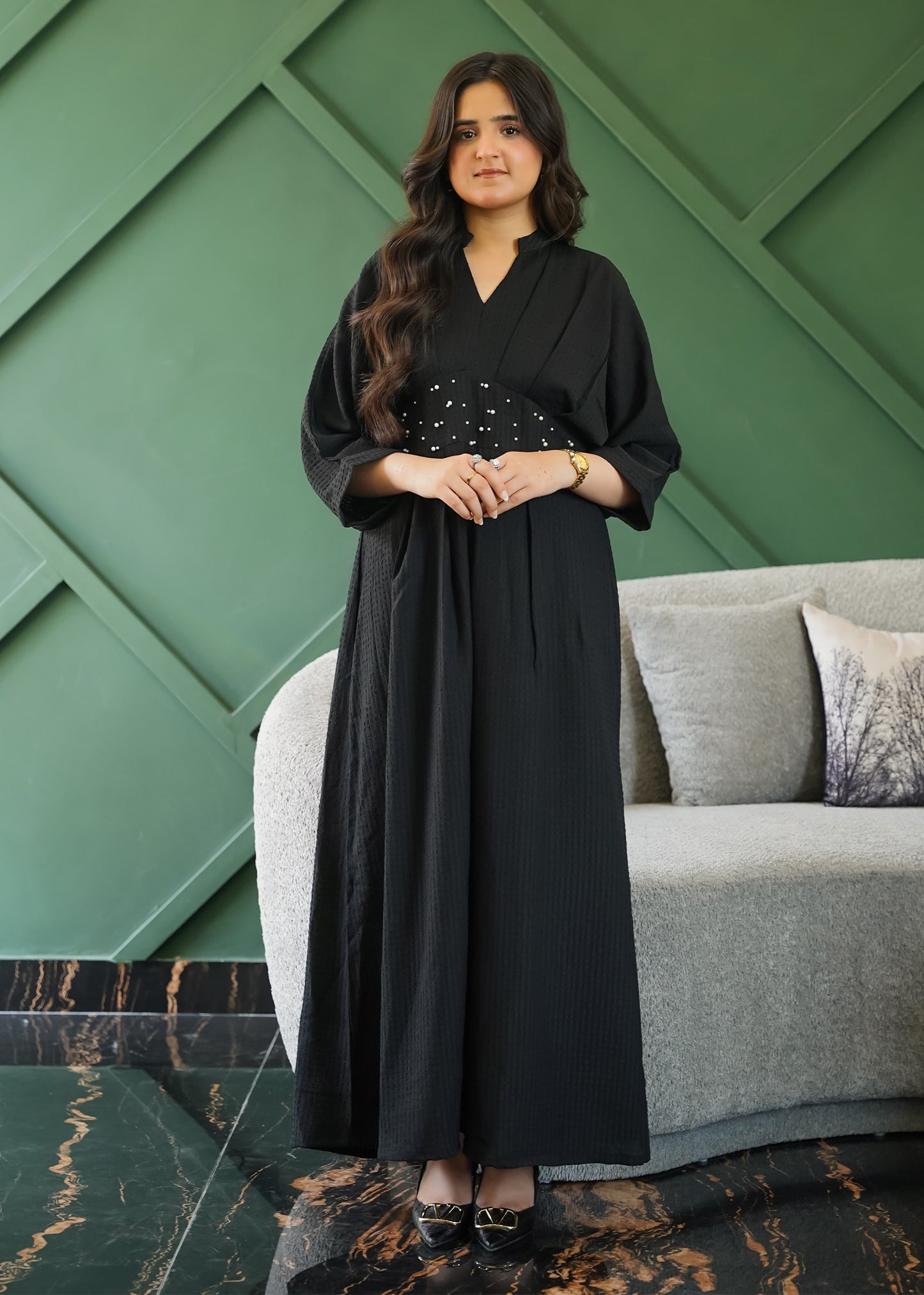 Blush Pearl Kaftan