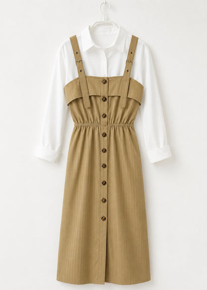 Caramel Layered Dress