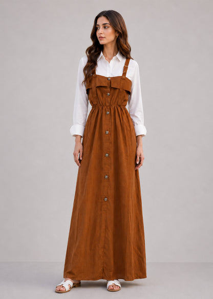 Caramel Layered Dress
