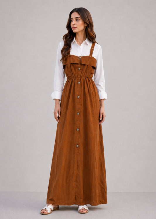 Caramel Layered Dress