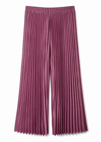 Crimson Pleat Trousers