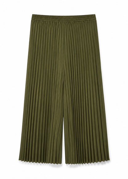 Crimson Pleat Trousers