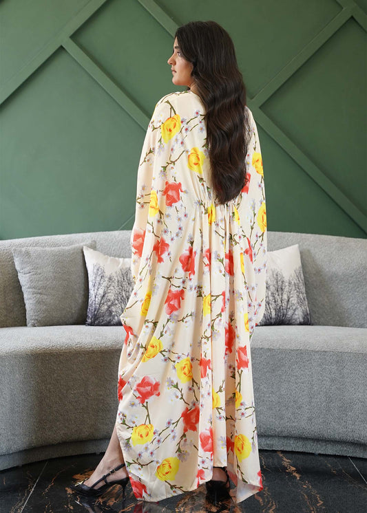Floral Print Kaftan