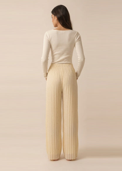Blush Shimmer Trousers