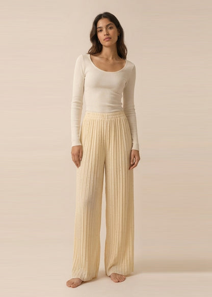 Blush Shimmer Trousers